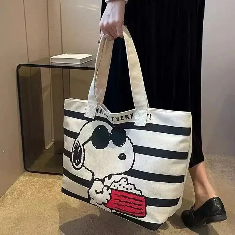 Snoopy Cartoon Large Capacity  - Women Bags Medium Size のレビューと価格