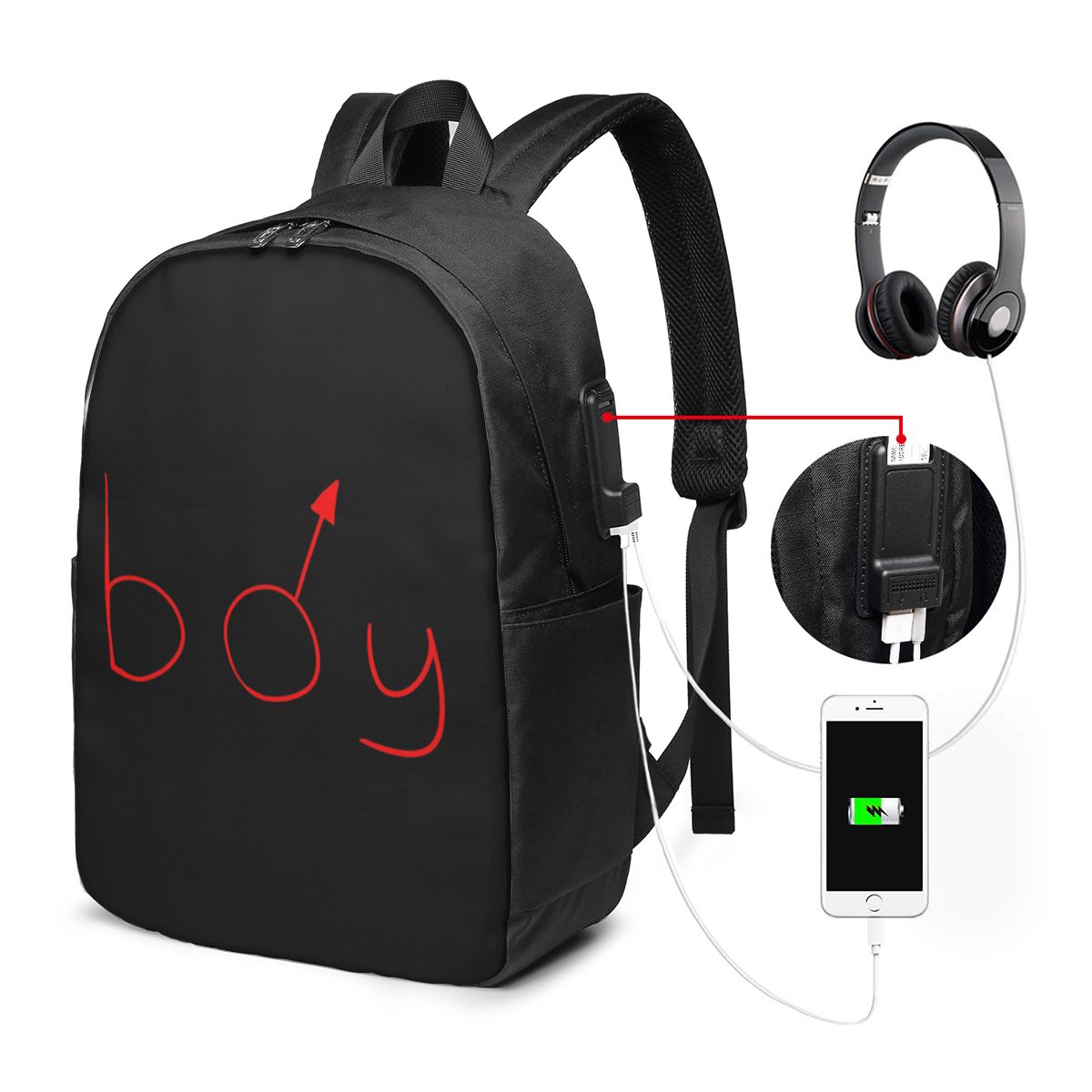 Boymoder Hat And Shirt Backpac - Women Bags For Laptop のレビューと価格