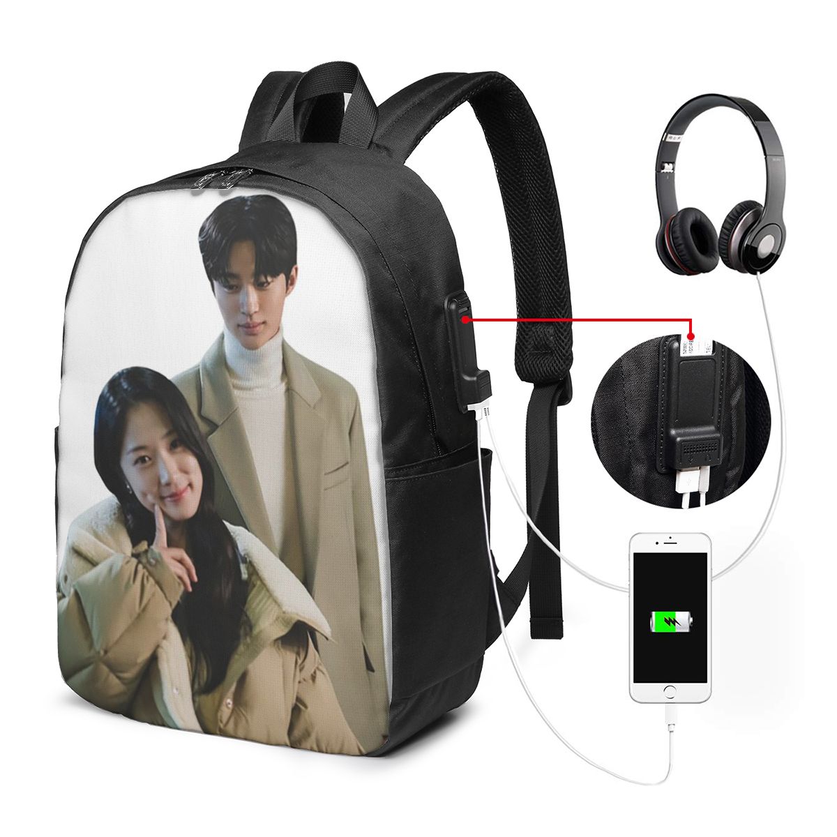 Lovely Runner Kdrama Fanart Ba - Women Bags For Laptop のレビューと価格