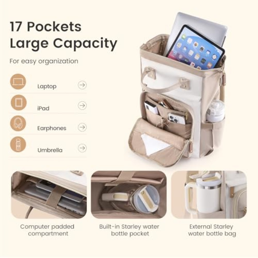 Laptop Backpack for Women Work - Women Bags For Laptop のレビューと価格