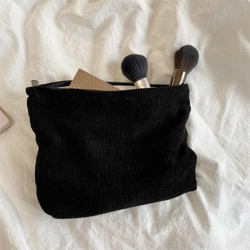 Corduroy Travel Cosmetic Bag P - Women Bags Medium Size のレビューと価格