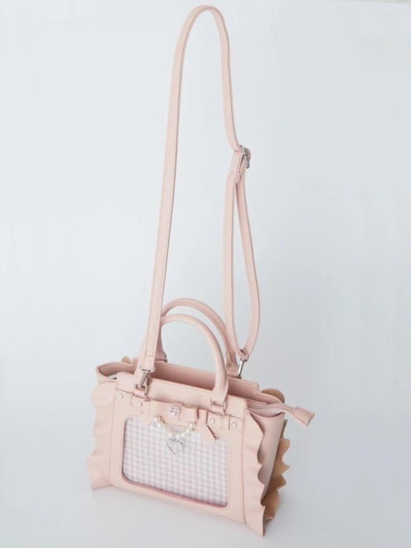 Harajuku Square Pink Ita Bag W - Women'S Japanese Bags のレビューと価格