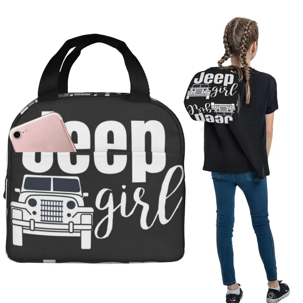 Jeep Girl Insulated Lunch Bag  - Women'S Jeep Bags のレビューと価格