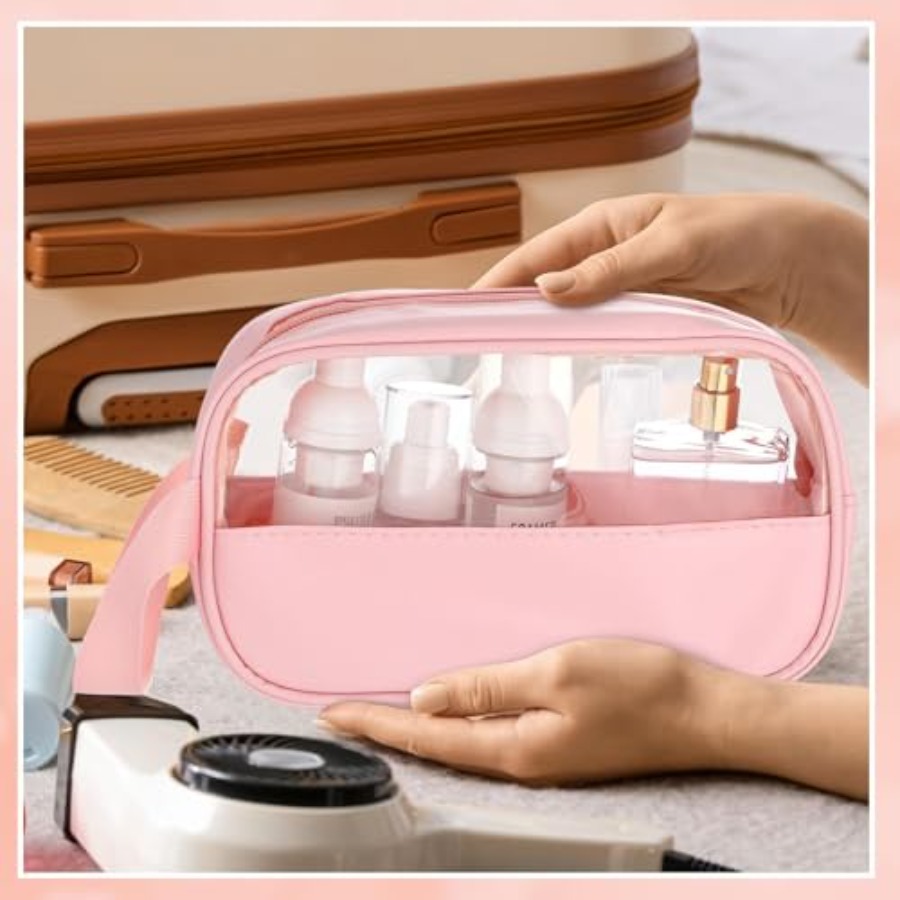 18 Pcs Clear Cosmetic Bags Bul - Women Bags For Travel のレビューと価格
