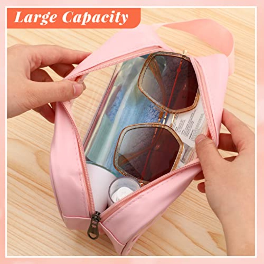 18 Pcs Clear Cosmetic Bags Bul - Women Bags For Travel のレビューと価格