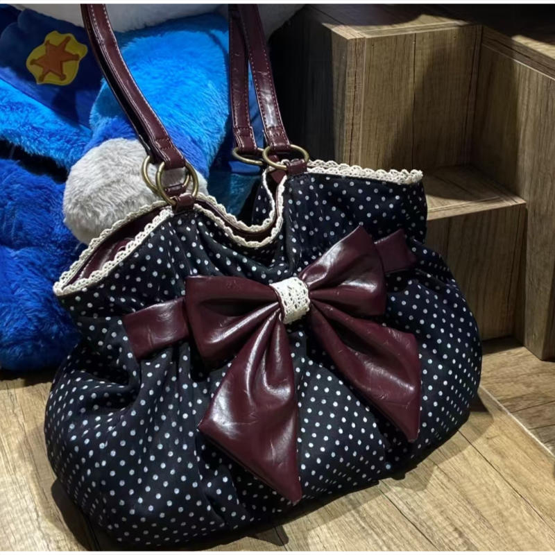 Sweet Bow Shoulder Bag Retro P - Women'S Japanese Bags のレビューと価格