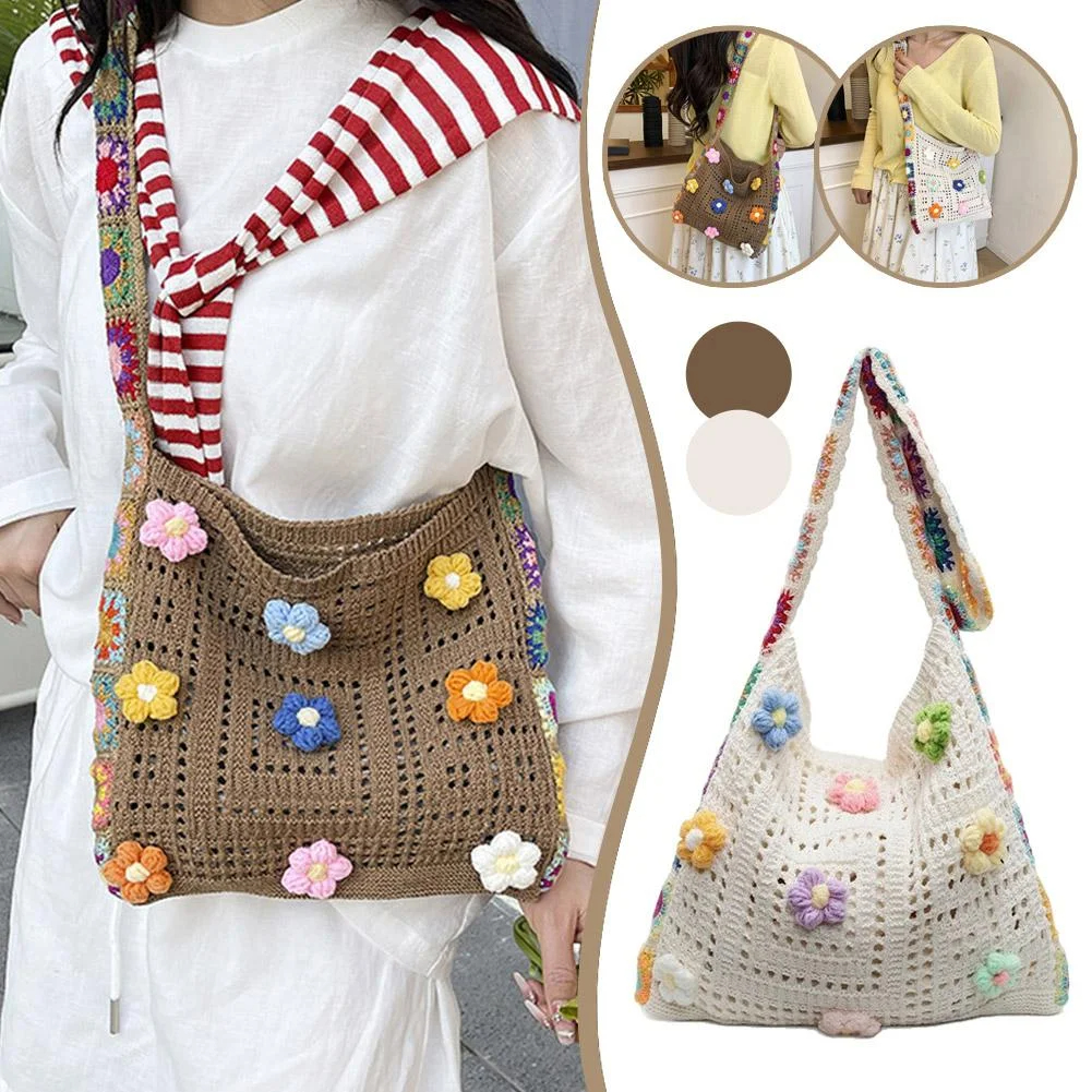 Handmade Crochet Tote Bag, Cut - Crochet Market Bag のレビューと価格
